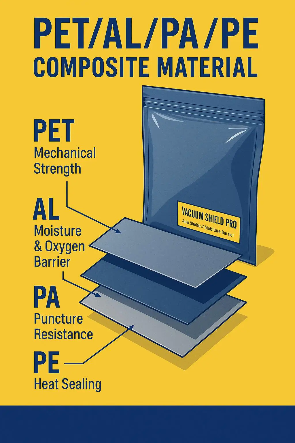 Custom Printed Antistatic ESD Shielding Bag with Ziplock for Moisture Barrier Packaging of Sensitive Electronics - detail 4