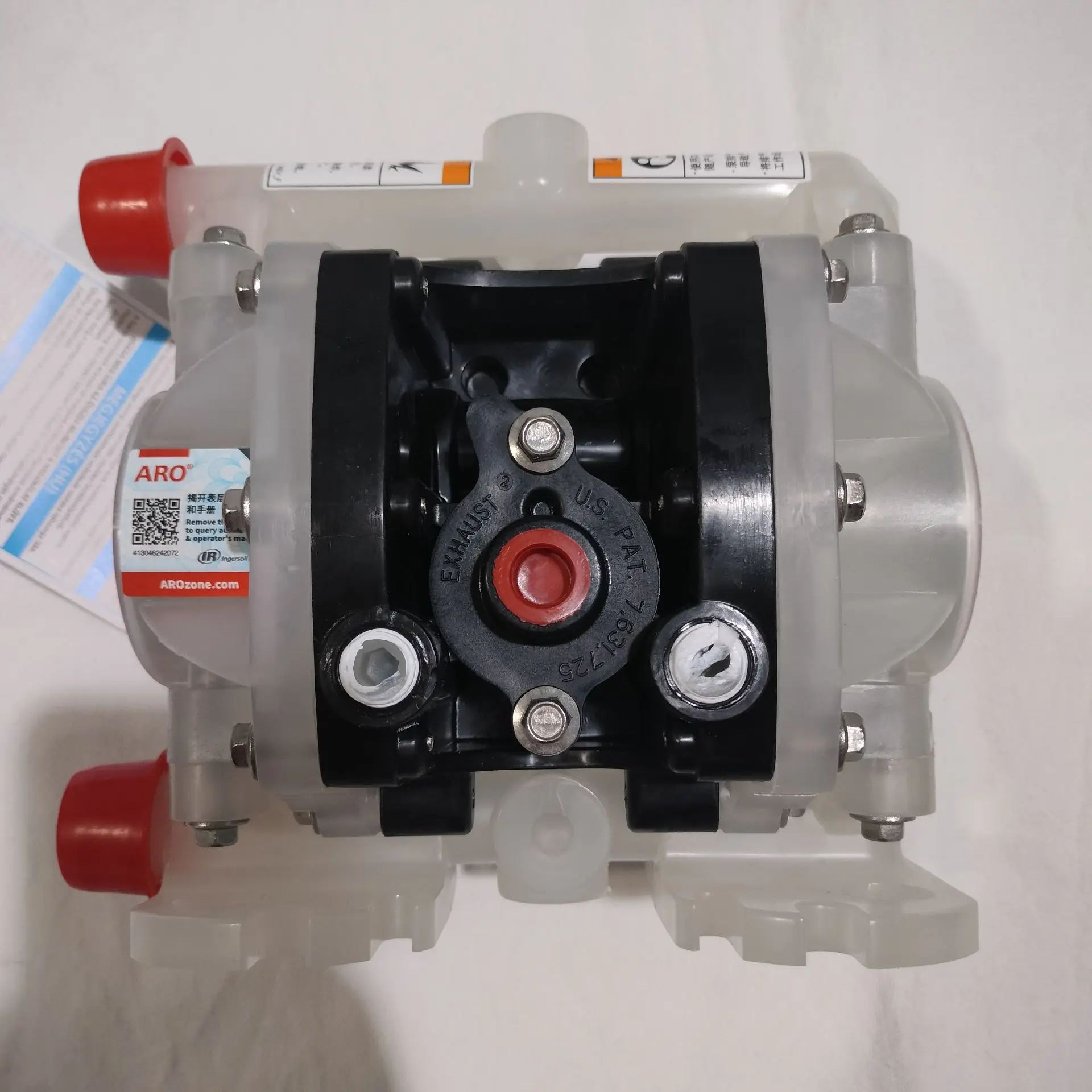 CF. Pneumaticum diaphragma sentinam PD01P-HPS-PAA-A cum Diaphragma Santoprene et Polypropylene concha fabricare.