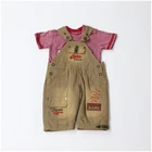 Boys Professional Manufacture Cheap New 100% Cotton Gentleman Two-Piece Jeans Suits For Boys Children