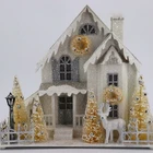 Village 2021 New Product Christmas Santa's Village Lighted House Holiday Decoration