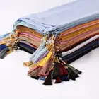 Muslim Hijab Women Women High Quality Muslim Hijab Scarf Women Chiffon Plain Shawl Lady Pearl Tassel Scarf
