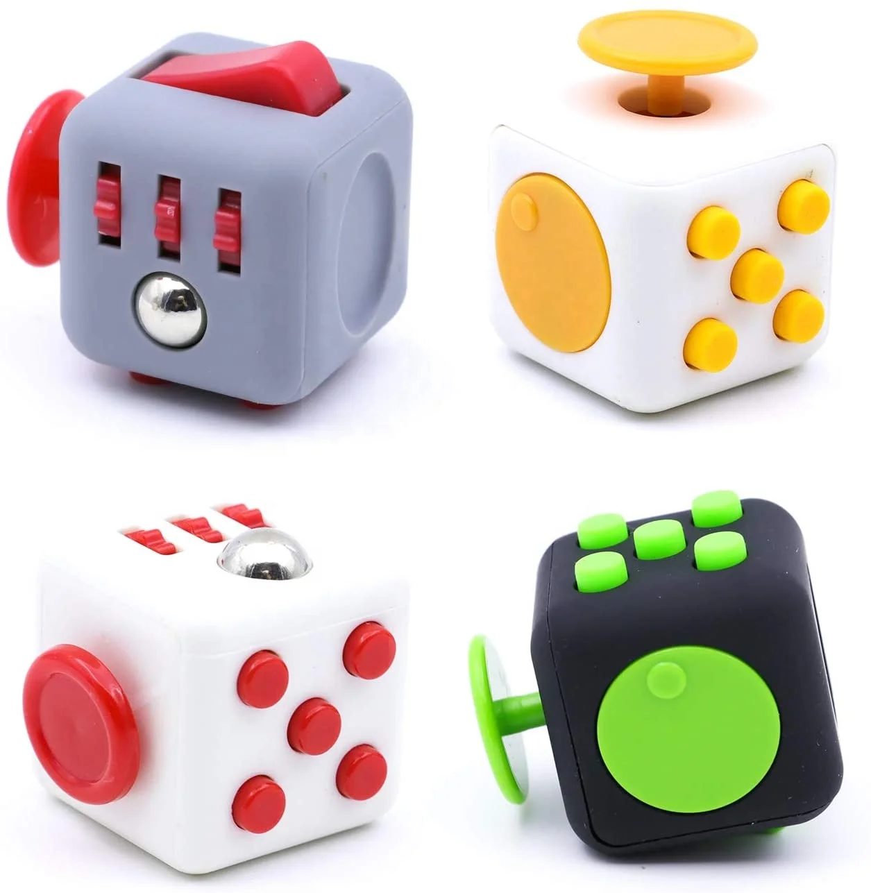 Fidget Cube Relieves Stress Anxiety Anti Stress Cube toy for Children Adult TW 