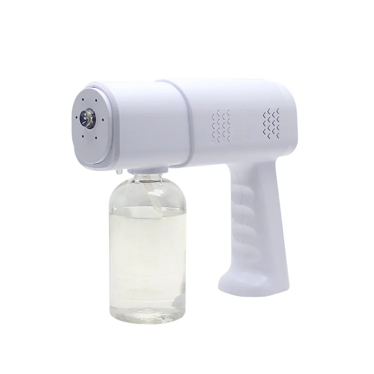 OEM & ODM Professional Sanitizer Machine, Sanitizer Sprayer Rechargeable Spray Gun with Blue Light for Touchless Sanitization