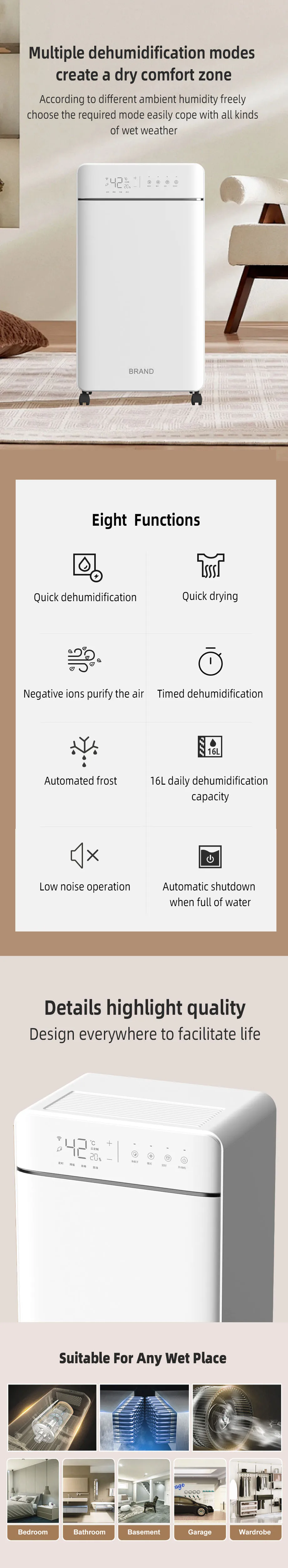 Air Purifier, Portable, 50 to 69.9 pt, Electric - detail 4