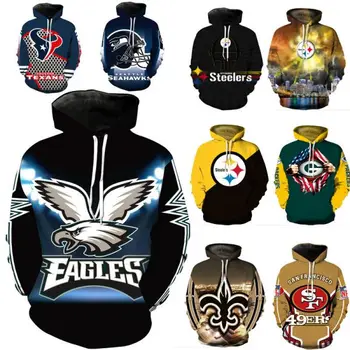 Wholesale High Quality customize youth American football sweatshirts Pullover washington football team hoodie