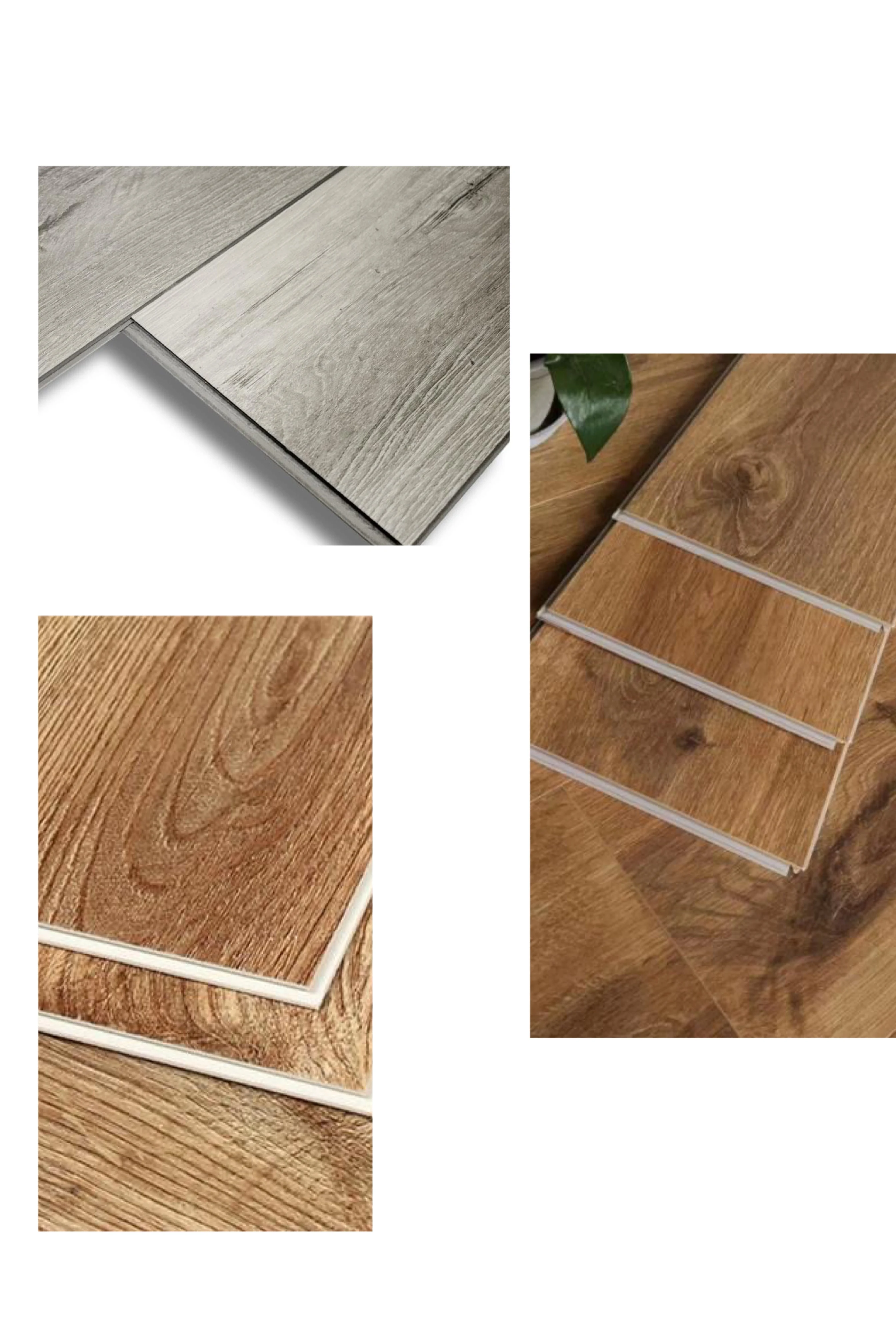 Anti Static fireproof Plastic Flooring pvc Vinyl Tiles plank 4mm click New material SPC