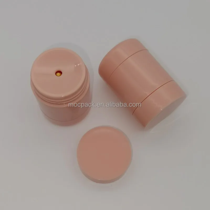 product empty round twist up lip balm tube airless gel deodorant container hand cream tube cosmetic packaging screen printing screw cap-28