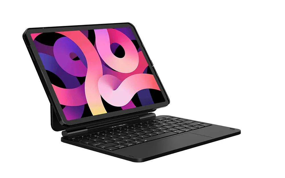 product laudtec type c detachable versatile magic keyboard case 2 in 1 portrait landscape fast charge for ipad 10th pro 11 air 13 pbk341-3