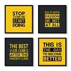 Quote Art Wall Decor Inspirational Quote Wall Art Canvas Painting Wall Art Decor For Kds Room Classroom