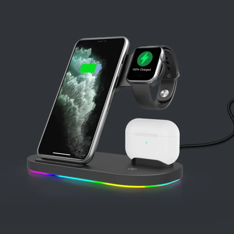 15w Quick QI Wireless Charger Stand Holder