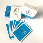 Flash Card Cards Cheap Shipping Tuck Box Poker Size Good Printing Flash Card Game Custom Logo Playing Cards