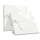 White Marble Foshan Cheap Floor Ceramic Tile Looks Like Italian Carrara Calacatta White Marble Stone