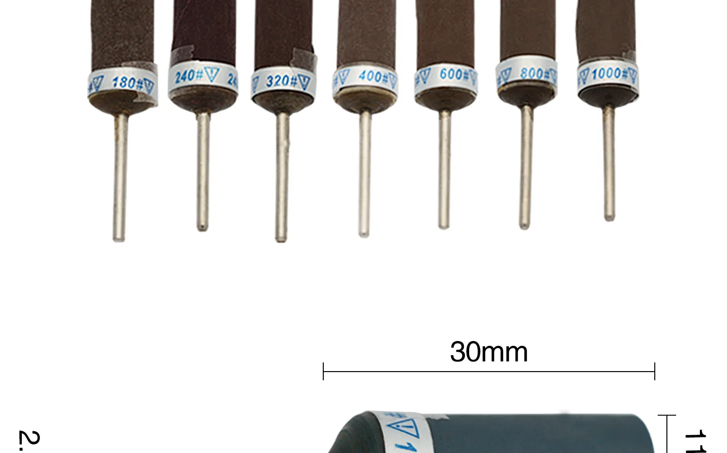 1805000 2.35mm Jade Amber Sandpaper Grinding Rod Electric Grinding