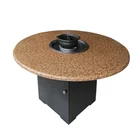 Table Yawei Embedded 530 Gas Hot Pot Barbecue Integrated Table