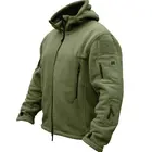 Jacket Men Winter Thickening Fleece Warm Military Style Track Jacket Men Plus Size Bomber Jacket Coat