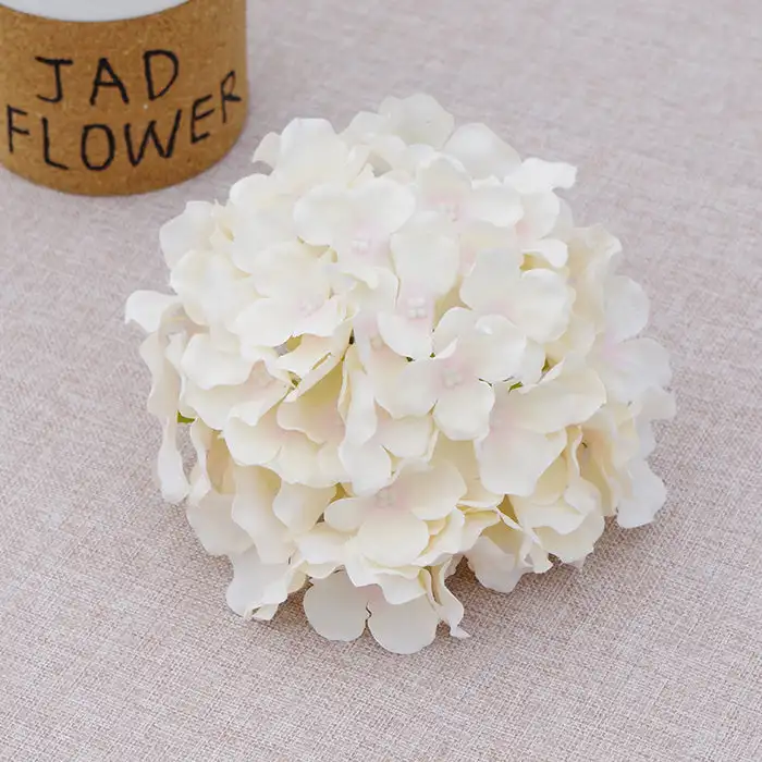  Wholesale 26 colors artificial hydrangea silk flowers bouquet Flower Head For Wedding Home Decoration