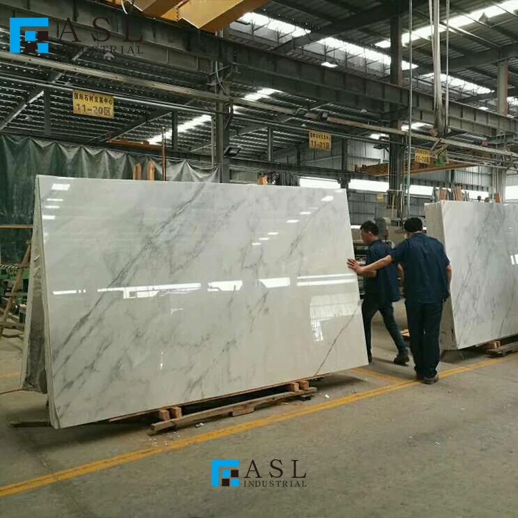 High Quality Polished Eastern Calacata white Marble,Orient White Marble
