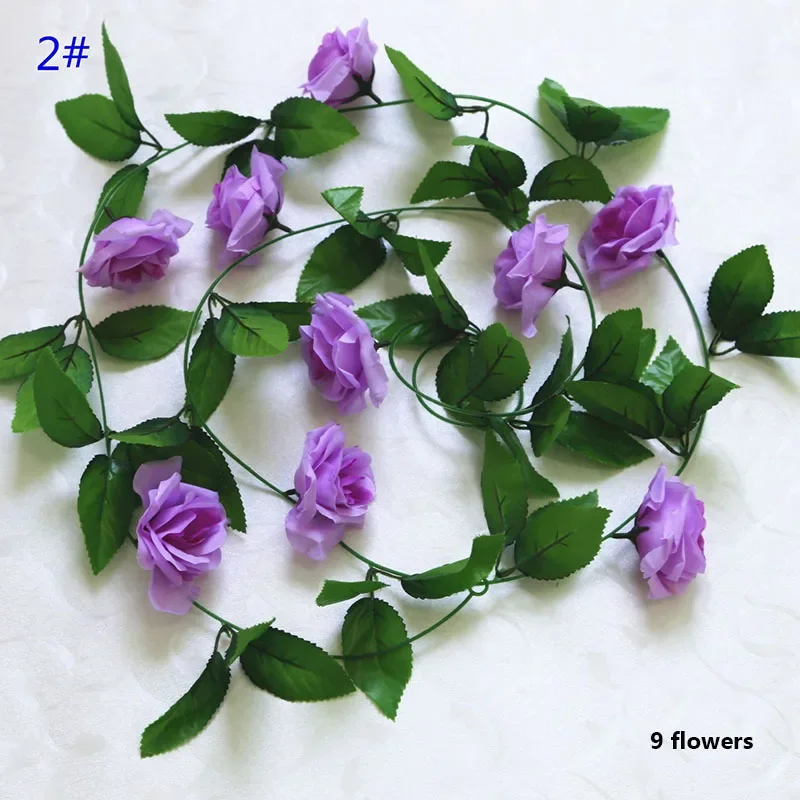 Artificial Rose Garlands Rose Vine Plants Ivy Artificial Rose Vine