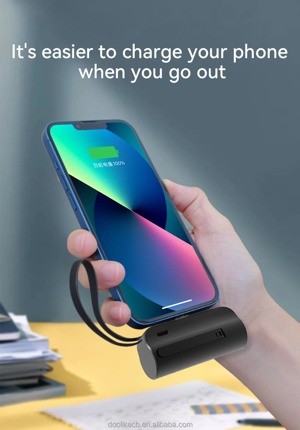 New Trending Product 5000mAh Pocket Emergency Mobile Phone Charger Small Portable Power Bank Mini Powerbank