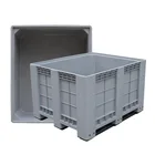 Plastic Pallet HDPE Heavy Duty Storage Solid Stacking Plastic Pallet Box
