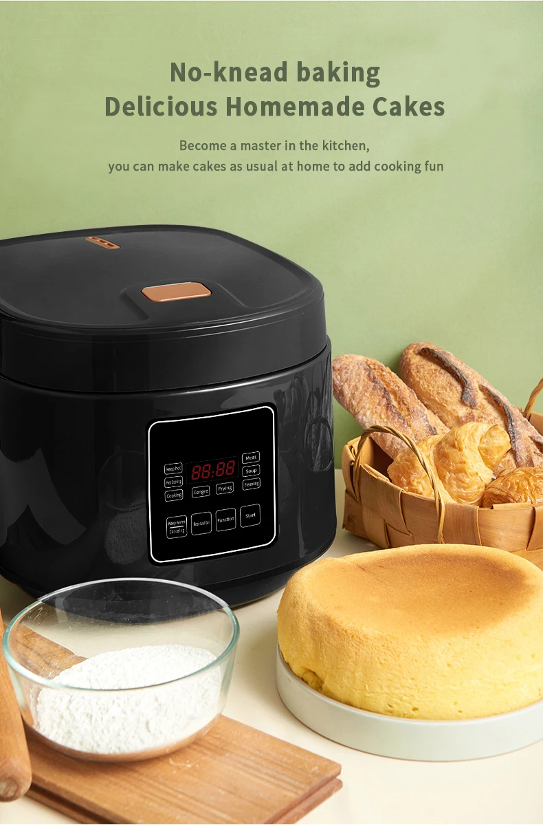 OEM/ODM Latest Modern Design Multi-functional 4L 5L 6L Capacity Non-stick Mini Rice Cooker Electric Automatic