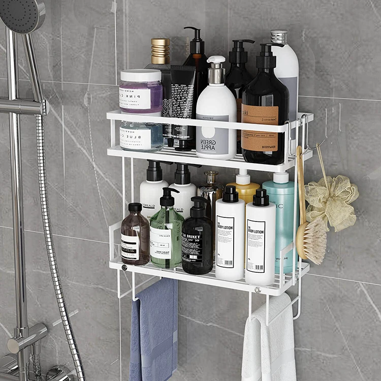 Metal Wall Mounting Bathroom Accessory Corner Shelf