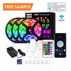 Free Sample Wifi App Music Remote LED Strip IR Smart 5050 Flexible Waterproof RGB LED Strip Light