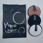 Customized Logo Cosmetic Washable Make-Up Remover Pads With Laundry Bag