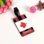 Luggage Tag Plastic Baggage PVC Travel Luggage Bag Tag Plastic Suitcase Baggage Office Name Address ID Label