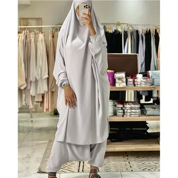 Limanying Eid Modest Khimar Hijab Abaya Piece Jilbab Muslim Dress