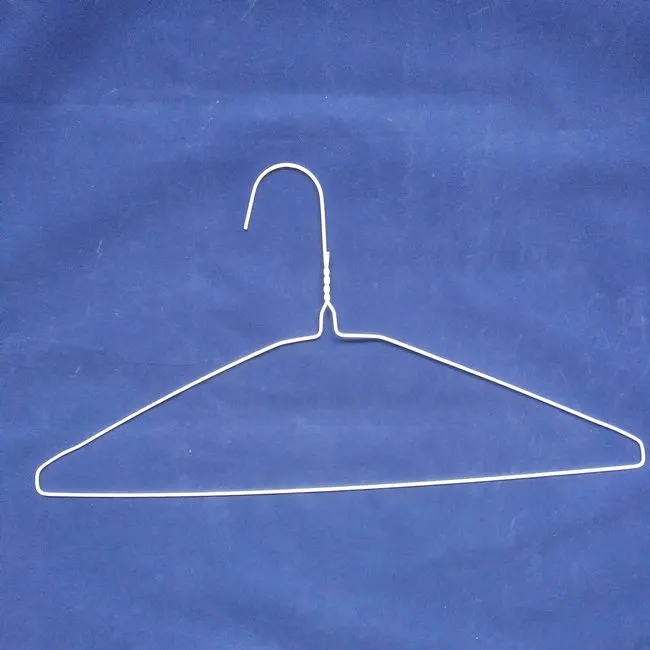 Dry Cleaners White Wire Hangers 18 Inch 14g (500 Box)