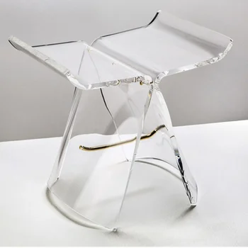 Originality household Butterfly Stool Modern clear transparent butterfly acrylic stool