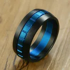 Rings Titanium New Personality Jewelry Rings Titanium Steel Matte Fished Rings For Men