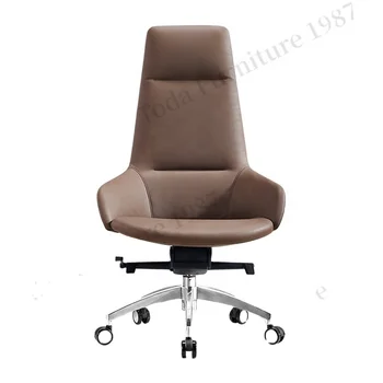 Furniture office Luxury Boss ergonomic leather Swivel Arm conference