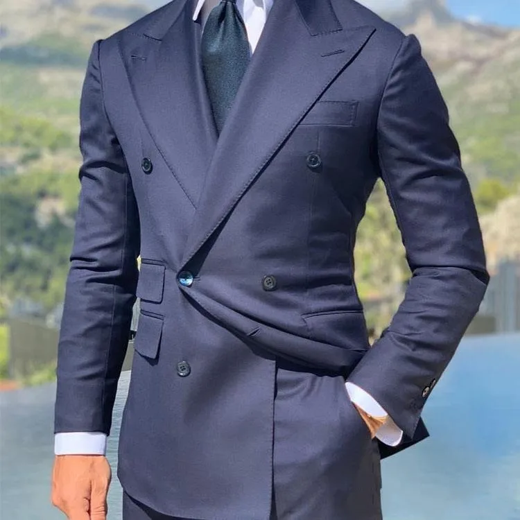 Professional Manufacturer Class Single Button Party Formal Gentleman Business Dress Plus Size Big Man Suit For Men