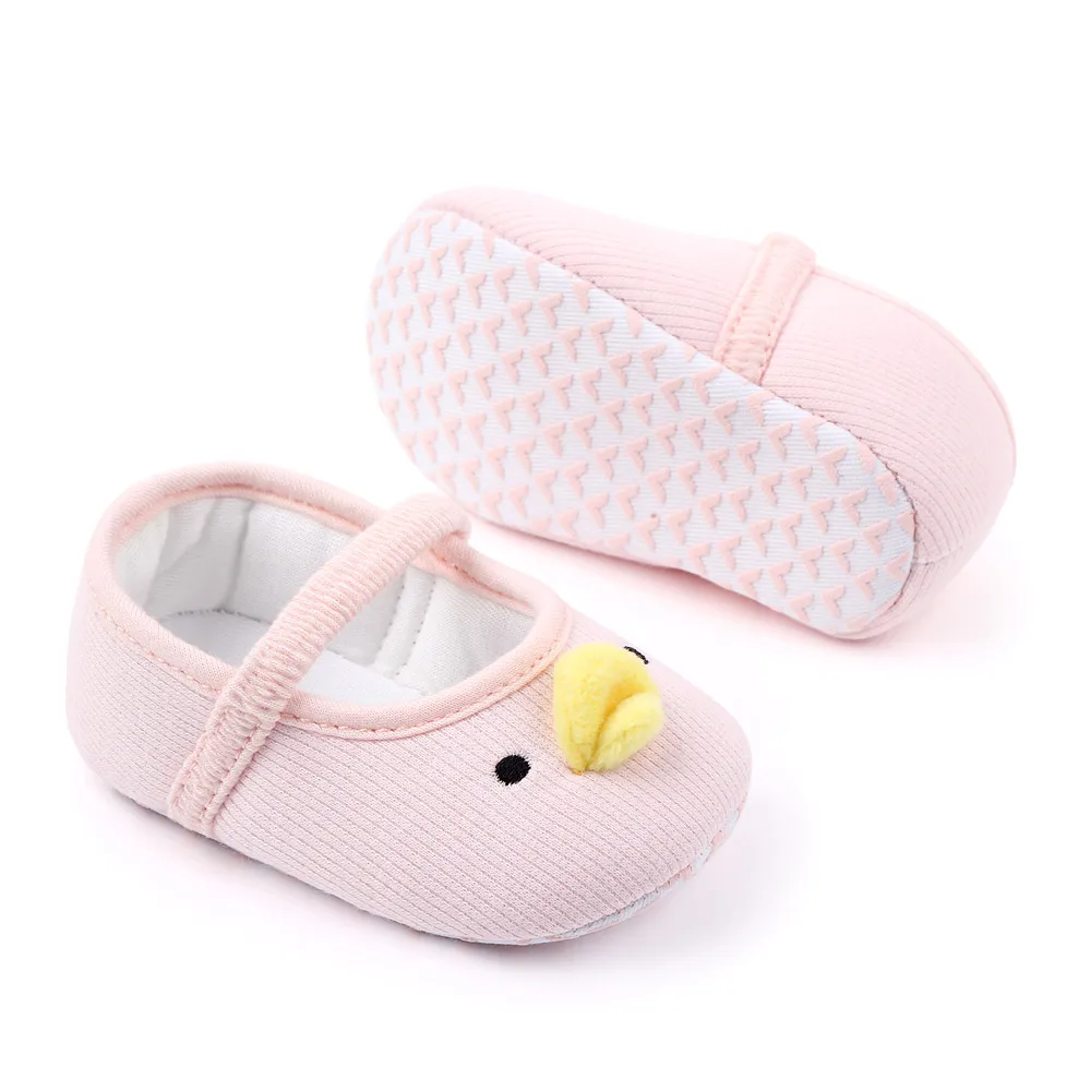 New Baby Solid Color Elastic Cute Cartoon Duck Soft Soled Comfortable Infants Toddler Shoes supplier