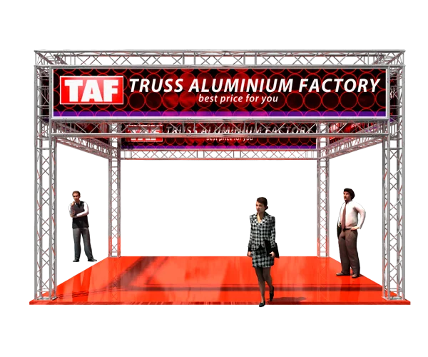 Aluminum Square Trussing Banner Lighting Truss Displays System