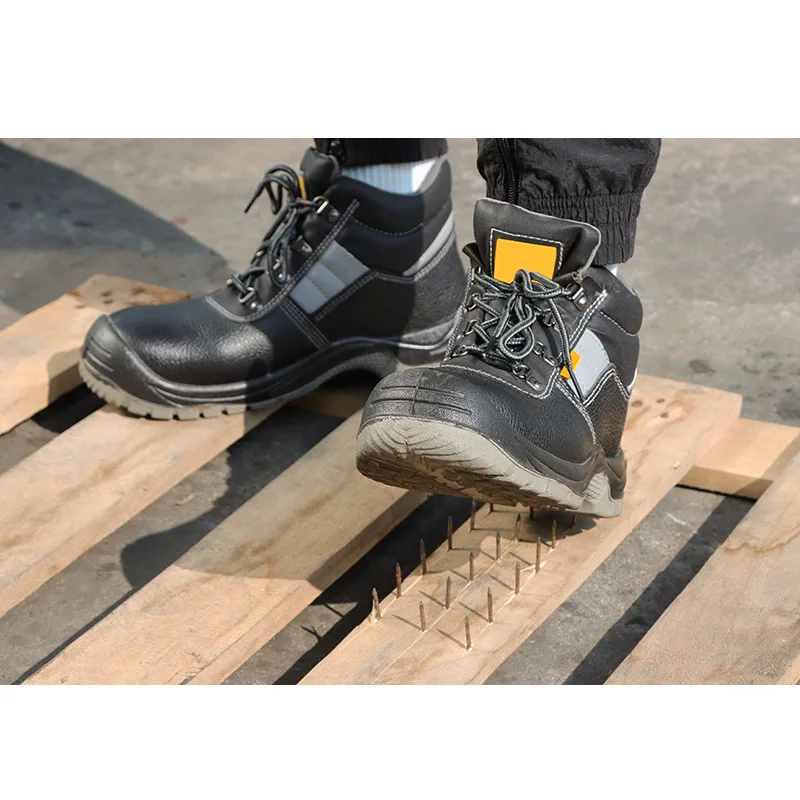 S3 SRC Antideslizante Anti-Piercing Zapatillas de Trabajo con Puntera de Acero Zapatos de Industria y Construcción Zapatos de Seguridad para Unisex 