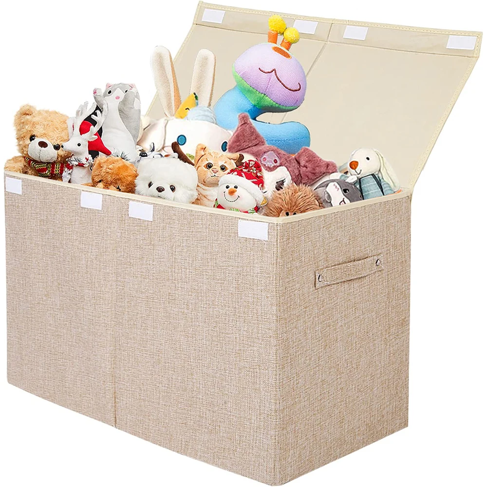 Factory Wholesale Prices Foldable Multifunctional Fabric Collapsible Toy Storage Box Organizer