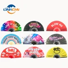Fan For Fan Hand Fan Custom Printed Bamboo Plastic Folding Hand Fan For Promotion Or Event