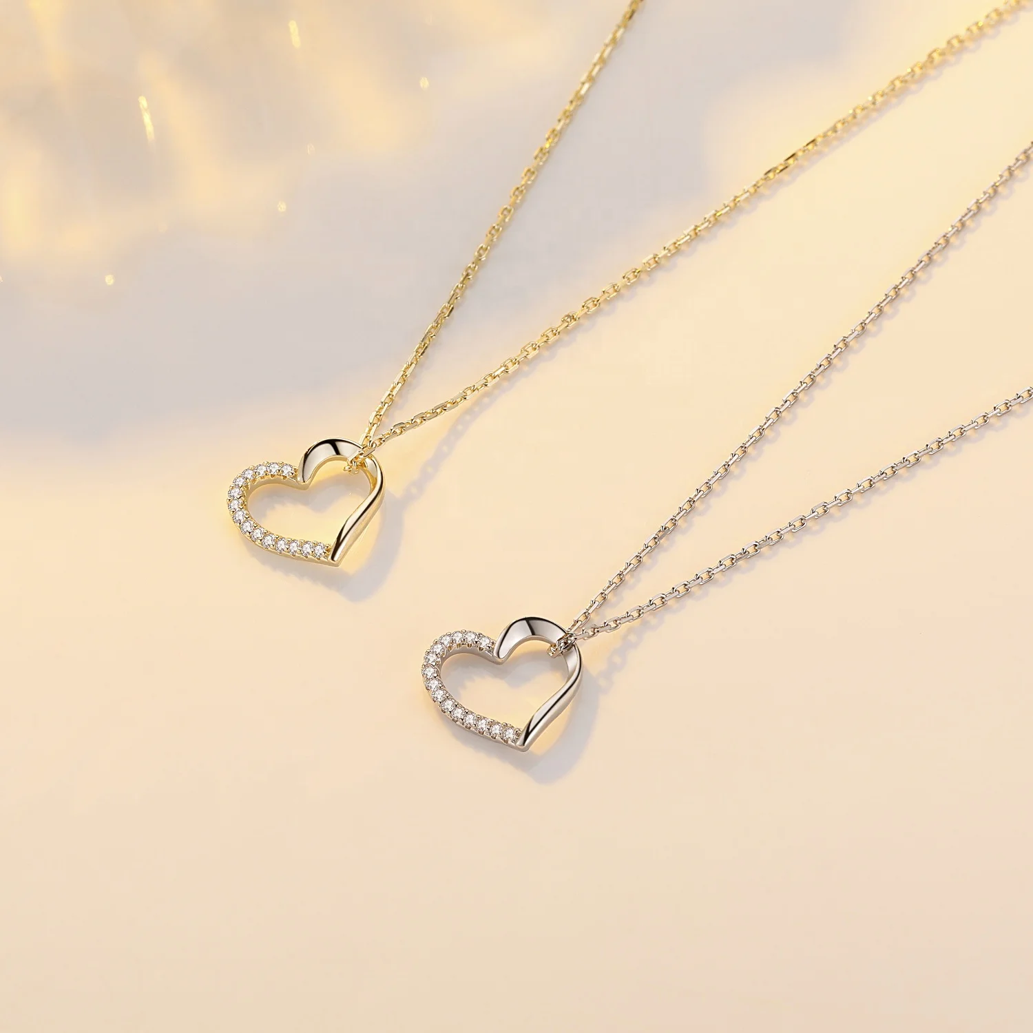 heart necklace 925