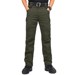 Summer Side Pocket Combat Walking Trekking Trousers,65 polyester 35 cotton Pants Male,Tactical Ripstop Training Pants For Men