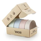 Bowls Bowl Wheat Straw Material Pure Natural Metal-free Environmentally Friendly And Healthy 4 Bowls Set