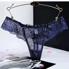 See-through Ladies Wholesale Mini Tanga Lace T Back G-String Sexy Women Ladies Panties Thong Underwear G String