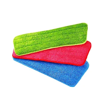 O-Cleaning Home/Commercial Upgraded Thick Microfiber Spray Mop Head Flat Mop Refill,Reusable Wet/Dry Floor Cleaning Scrub Pad