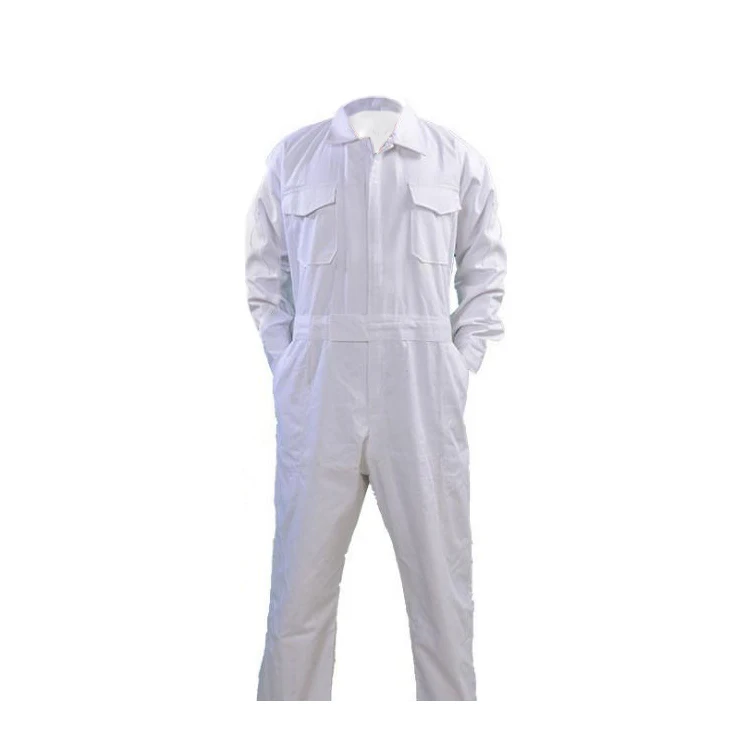Click White Polycotton Work Overalls Coveralls Boiler Suit Painter Decorator New 