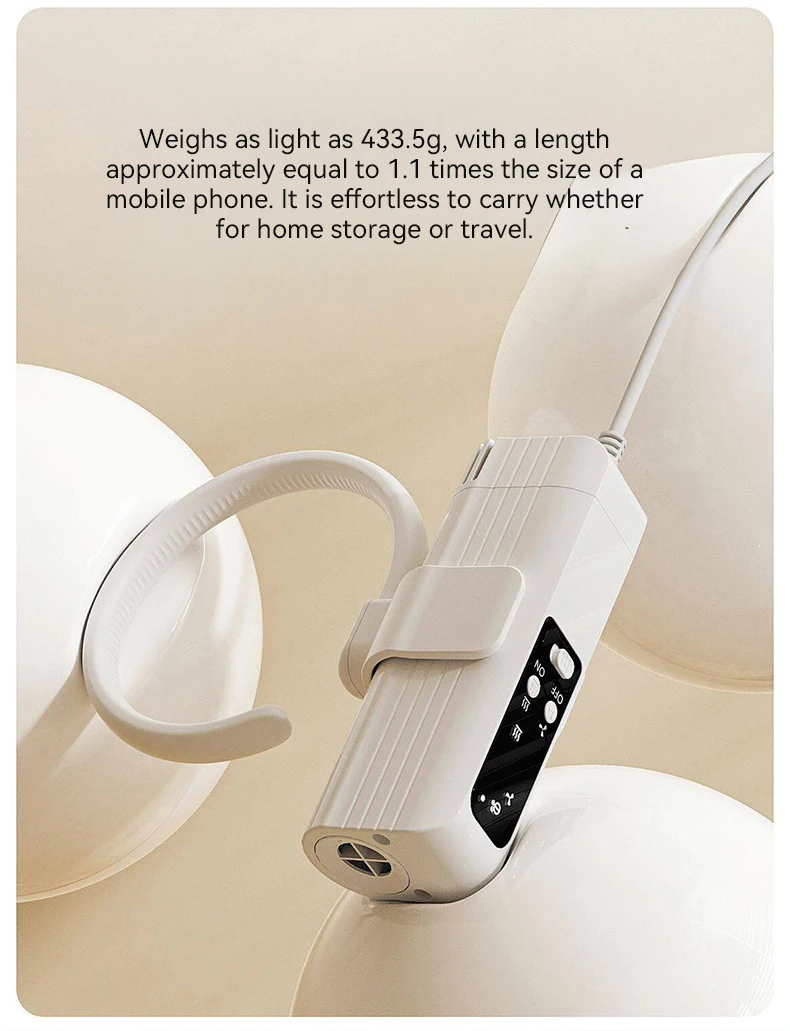 New Hands Free Neck Hanging Pet Hair Dryer High Speed Intelligent Grooming Dryer for Dogs and Cats Cleaning Beauty Products details