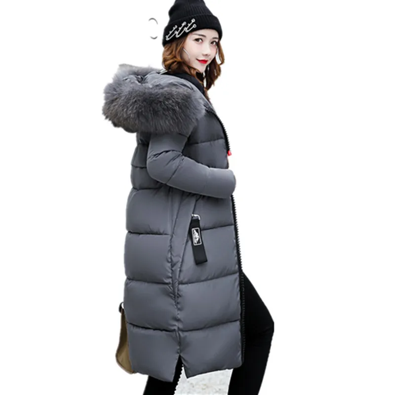 women's down feather coat with hood