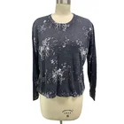 Blouse Women Euro And US Women's Hot Selling Long Sleeve Printed T-shirt Cross-border Top Bottoming Shirt