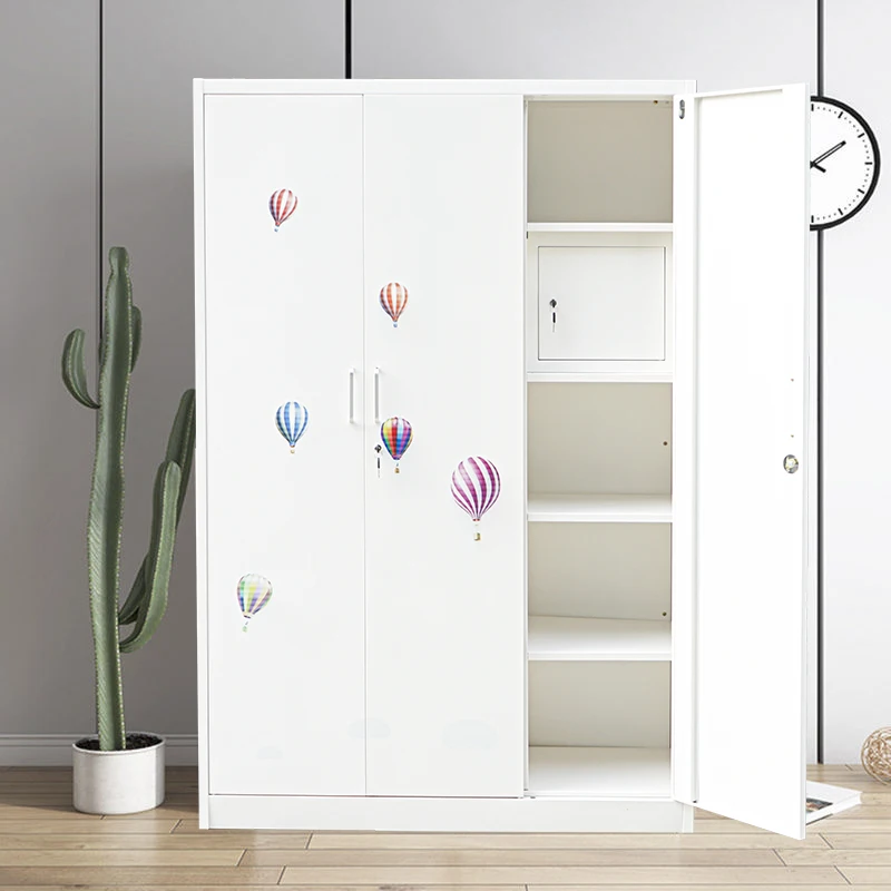 Knock down Structure Steel Almirah 3-Door Computer Flower Painting Bedroom Furniture Price List Classifieds